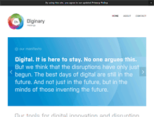 Tablet Screenshot of diginaryholdings.com